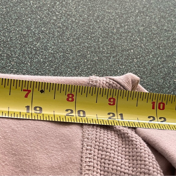 Lori Goldstein Waffle & French
Terry Pullover Hoodie Sz. PL - Picture 8 of 12